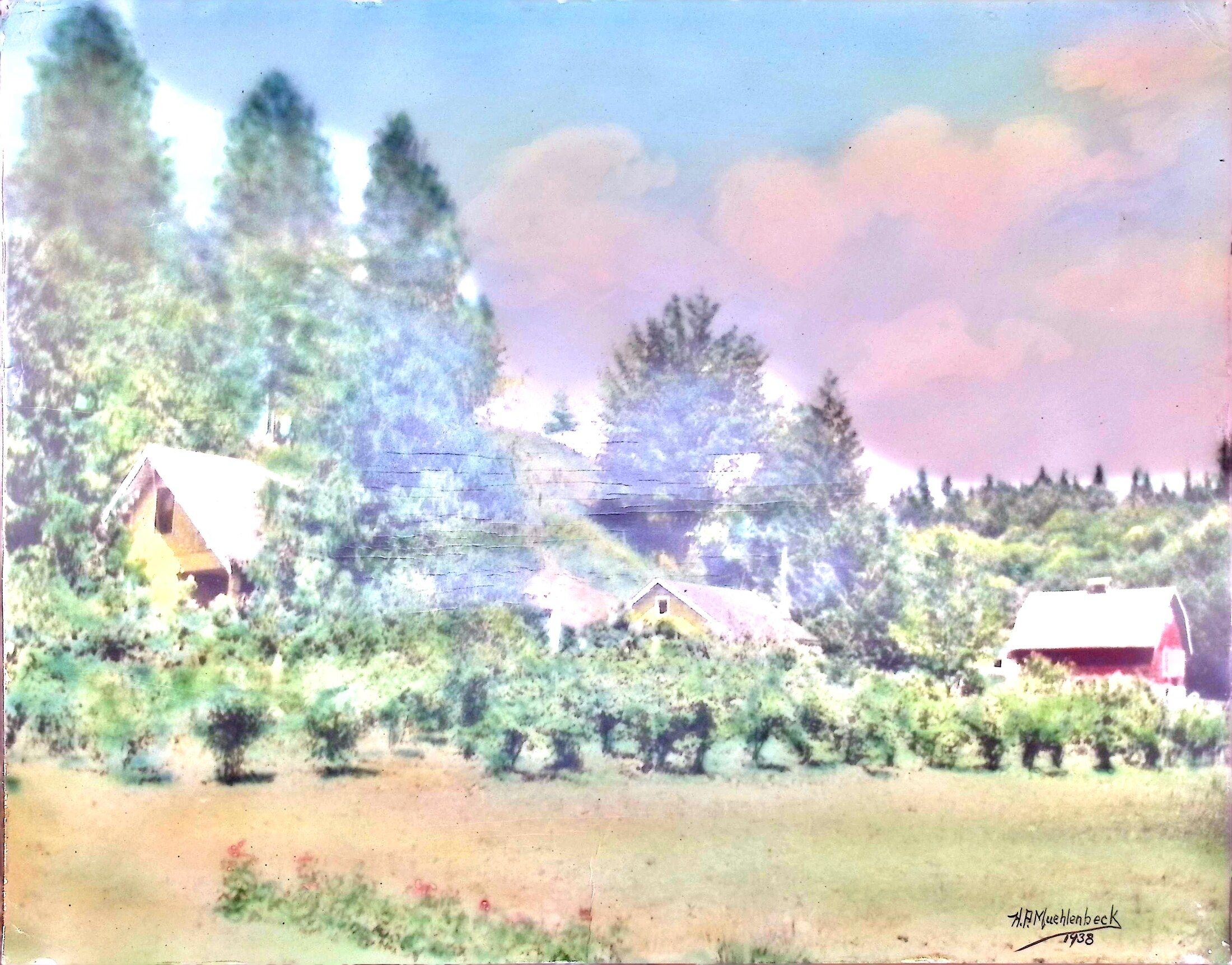 Manch N. Garhart Family Summer House - historic photograph