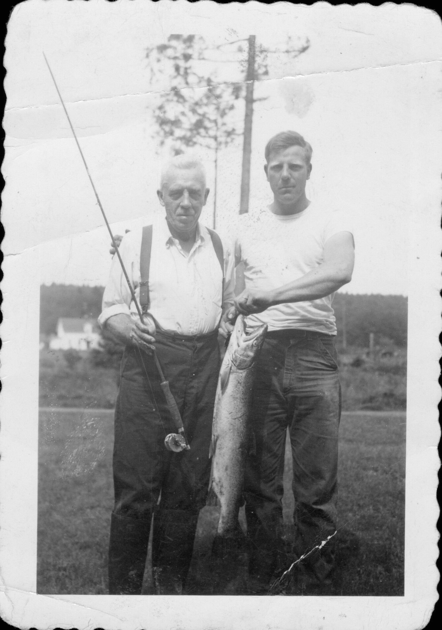 Dr. Garhart with his son Bill Garhart Sr.