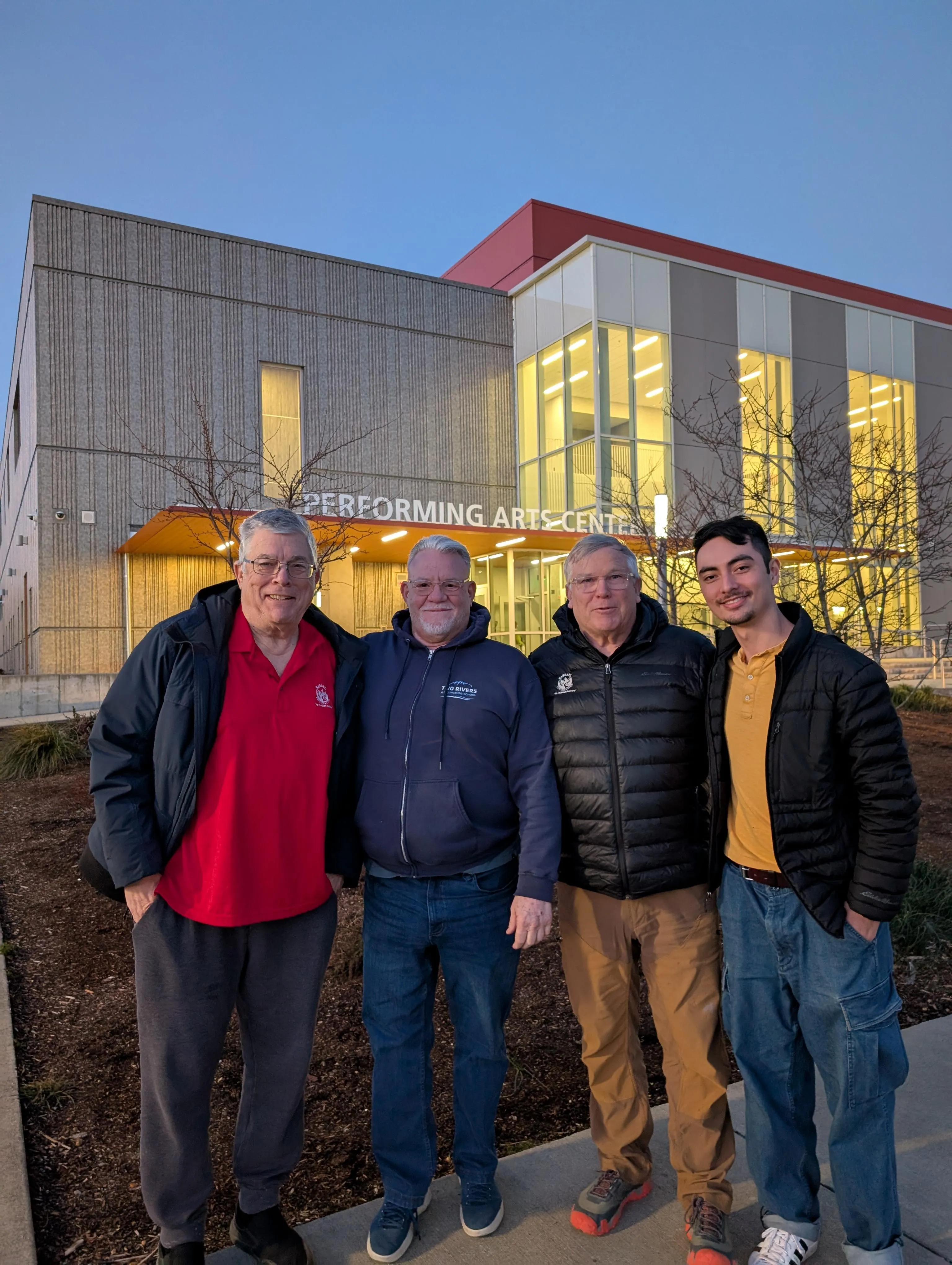 Four members of the Garhart Foundation team outdoors